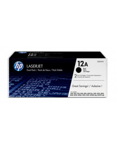 HP TONER 12A PACK 2 NEGRO (Q2612AD)