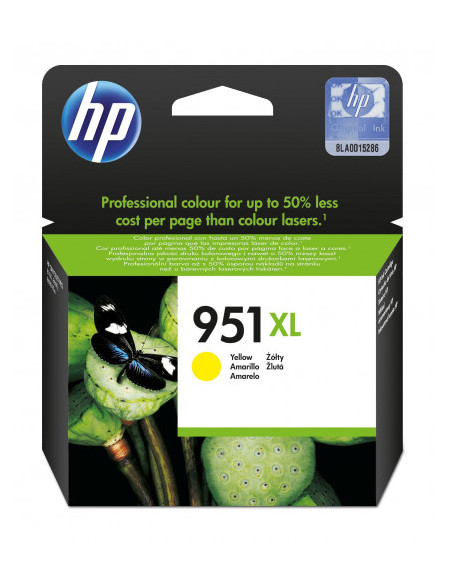 TINTA HP OFFICEJET PRO 8100/8600  AMARILLO 951XL/CN048AE TINTA HP OFFICEJET PRO 8100/8600  AMARILLO 951XL/CN048AE