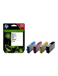 HP CARTUCHO TINTA Nº 364 NEGRO CIAN MAGENTA AMARILLO (N9J73AE)