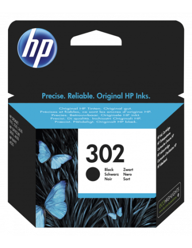HP 302 CARTUCHO DE TINTA HP302 NEGRO (F6U66AE)