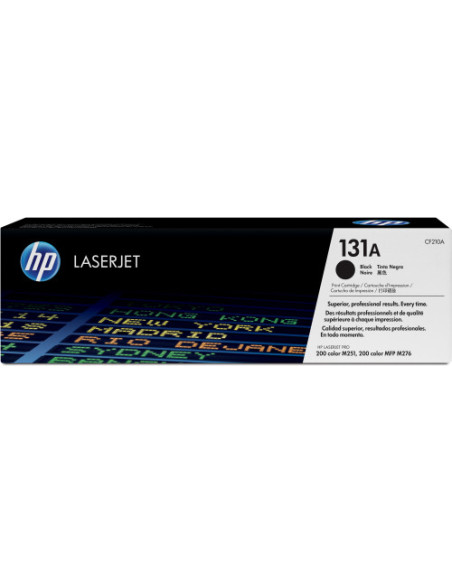HP TONER 131A NEGRO LASERJET M251/M276 (CF210A) HP TONER 131A NEGRO LASERJET M251/M276 (CF210A)