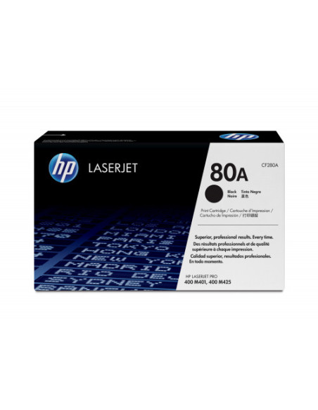 HP TONER 80a NEGRO (CF280A) HP TONER 80a NEGRO (CF280A)