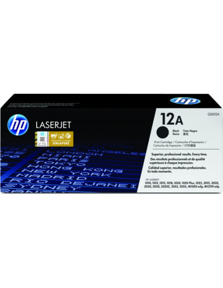HP TONER 12A NEGRO (Q2612A) HP TONER 12A NEGRO (Q2612A)