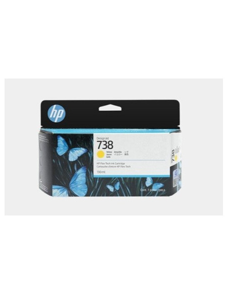 HP DESIGNJET 738 CARTUCHO AMARILLO 130ML