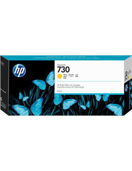 HP 730 TINTA AMARILLO 300ML (P2V70A)