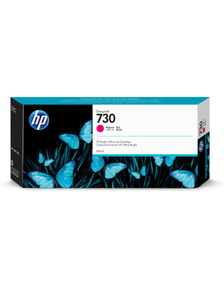 HP Cartucho de tinta DesignJet 730 magenta de 300 ml