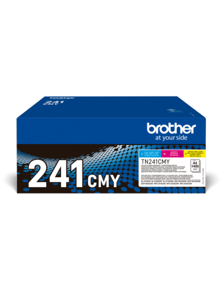 BROTHER TONER TN241CMY  HL3140CW/HL3150CDW/DCP9020CDW  PACK 3 COLORES. BROTHER TONER TN241CMY  HL3140CW/HL3150CDW/DCP9020CDW  PACK 3 COLORES.