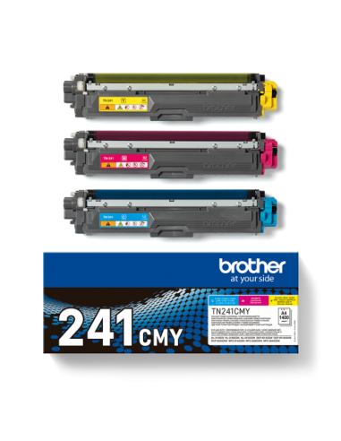 Brother TN-241CMY cartucho de tóner 3 pieza(s)...