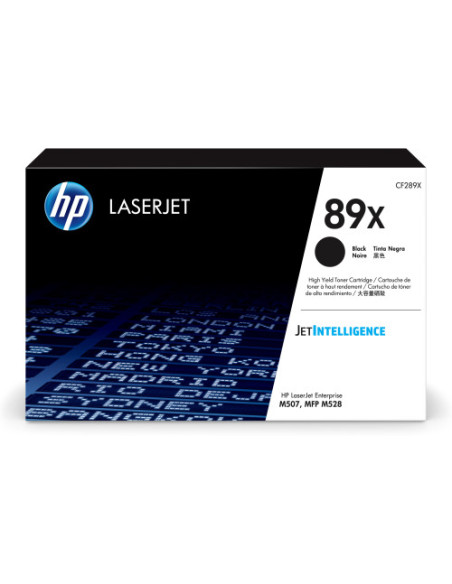 HP Cartucho de tóner Original LaserJet 89X negro de alta capacidad