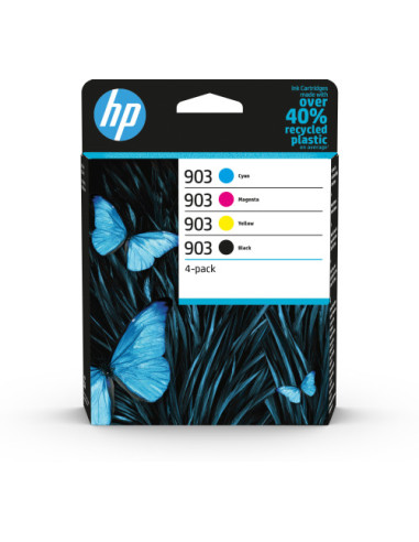 HP CARTUCHO DE TINTA 903 PACK 4 COLORES (CYMK)  OJ6900