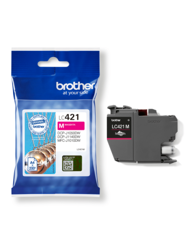 Brother LC-421M cartucho de tinta 1 pieza(s)...