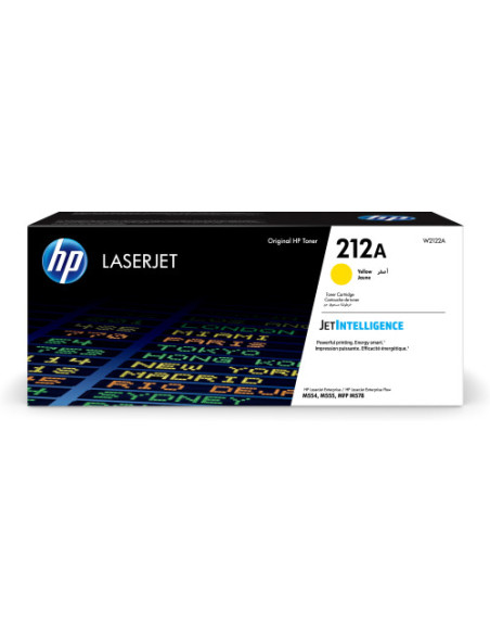 HP TONER 212A AMARILLO (W2122A) HP TONER 212A AMARILLO (W2122A)