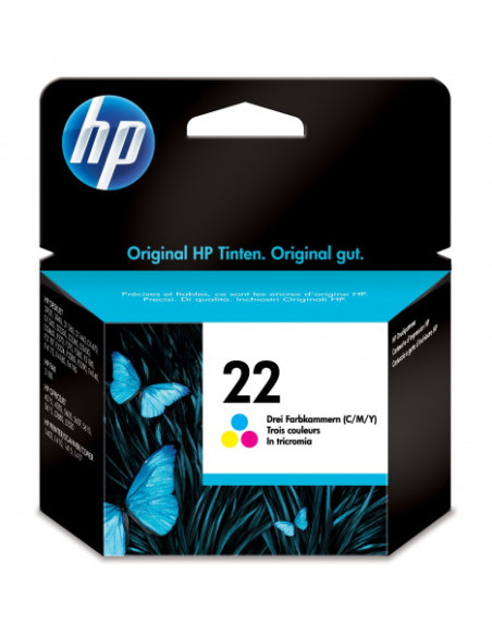 CARTUCHO DE TINTA HP Nº22  MAGENTA/CIAN/AMARILLO/5ML/ SKJET 3920/3940 PSC 1410  (C9352AE) CARTUCHO DE TINTA HP Nº22  MAGENTA/CIAN/AMARILLO/5ML/ SKJET 3920/3940 PSC 1410  (C9352AE)