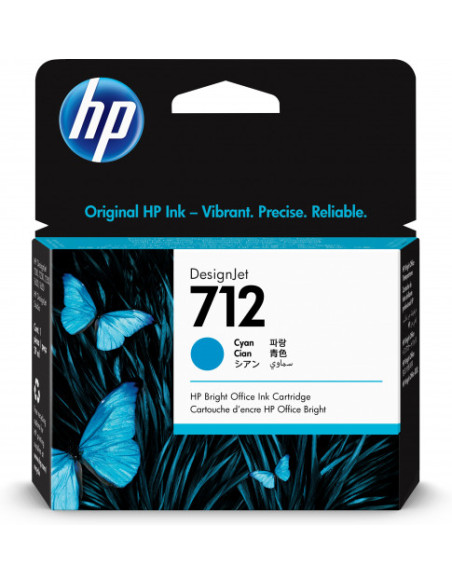 CARTUCHO GRAN FORMATO HP 712 CIAN (3ED67A) CARTUCHO GRAN FORMATO HP 712 CIAN (3ED67A)