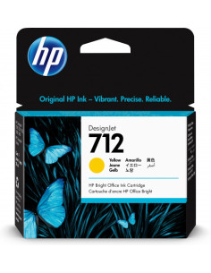 CARTUCHO GRAN FORMATO TINTA HP 712 AMARILLO (3ED69A)