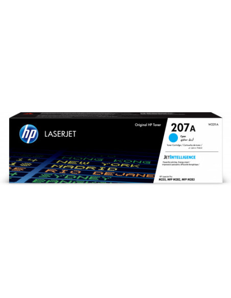 HP TONER 207A CIAN LASERJET M255/M282 (W2211A) HP TONER 207A CIAN LASERJET M255/M282 (W2211A)