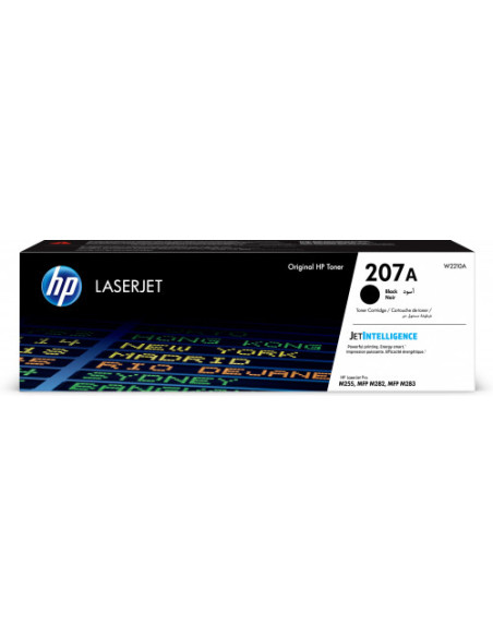 HP TONER 207A NEGRO LASERJET M255/M281 (W2210A) HP TONER 207A NEGRO LASERJET M255/M281 (W2210A)