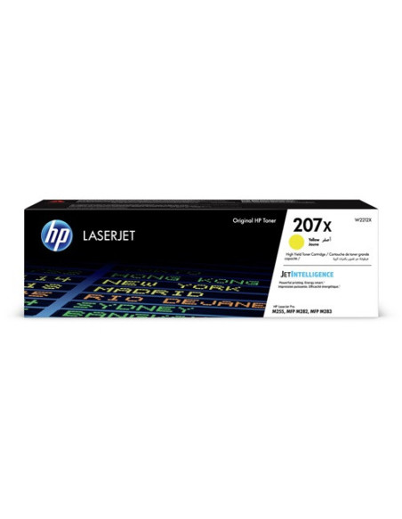 HP TONER 207X AMARILLO LASERJET M255/M282 (W2212X)