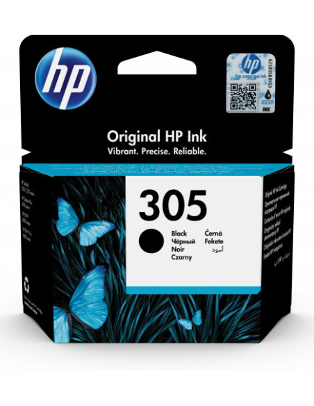 CARTUCHO DE TINTA HP Nº305 NEGRO (3YM61AE) CARTUCHO DE TINTA HP Nº305 NEGRO (3YM61AE)