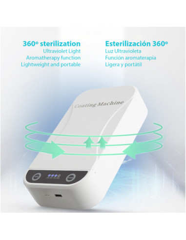 CAJA ESTERILIZADORA PORTÁTIL CON LUZ...