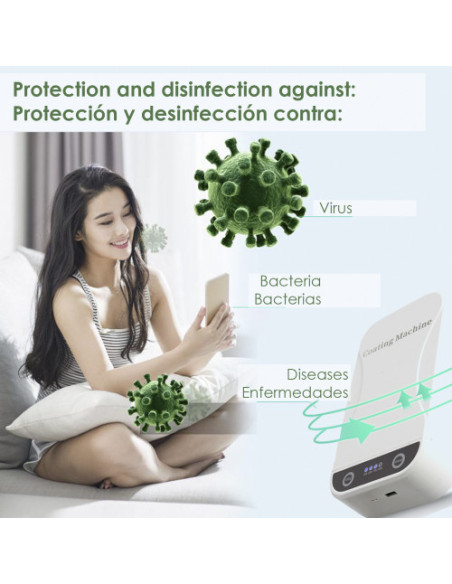 CAJA ESTERILIZADORA PORTÁTIL CON LUZ ULTRAVIOLETA Y AROMATERAPIA. DAM DMAC0036