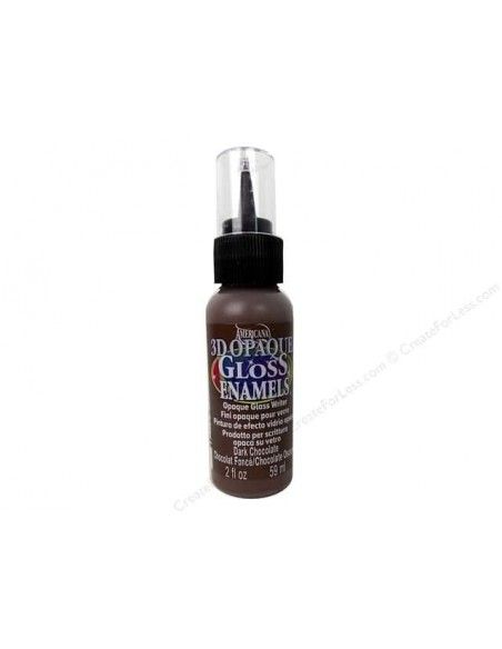 3D GLOSS ENAMEL AMERICANA 60CC DGEW65 CHOCOLATE