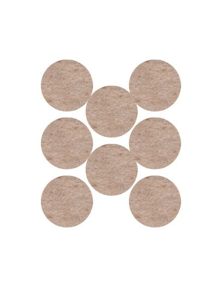 BLISTER 8 FIELTROS ADHESIVOS EXTRA SUAVES 25MM DIAMETRO BEIGE SP84A21 SCOTCH 7100309845