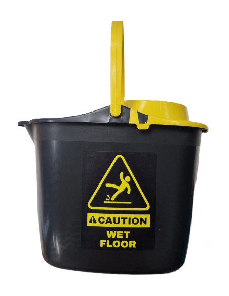 CUBO+ESCURRIDOR ASA PLASTICO OVALADO 15 LITROS MARIÑO CB005