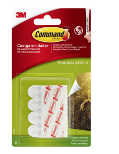 BLISTER TIRAS ADHESIVAS PARA PÓSTERS COMMAND 17024 3M 7100123226