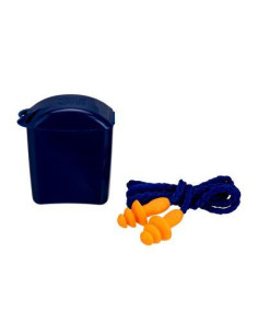 KIT TAPONES OIDO REUTILIZABLES DE ESPUMA CON CORDÓN 1271-1 SNR-26DB CON CAJA ALMACENAMIENTO 3M 7100335063 2