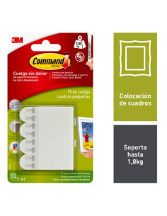 BLISTER TIRAS ADHESIVAS PEQUEÑAS PARA CUADROS HASTA 1
