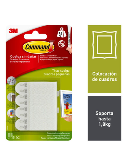 BLISTER TIRAS ADHESIVAS PEQUEÑAS PARA CUADROS HASTA 1 BLISTER TIRAS ADHESIVAS PEQUEÑAS PARA CUADROS HASTA 1
