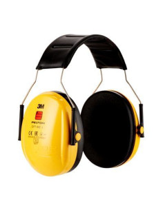 CASCOS OREJERAS ACOLCHADAS  CON DIADEMA PROTECCION AUDITIVA PELTOR OPTIME H510A-1 SNR-27DB AMARILLO 3M 7100334982