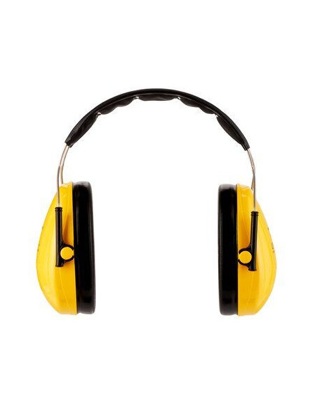 CASCOS OREJERAS ACOLCHADAS  CON DIADEMA PROTECCION AUDITIVA PELTOR OPTIME H510A-1 SNR-27DB AMARILLO 3M 7100334982