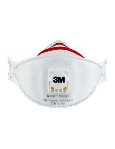 CAJA 2 MASCARILLAS RESPIRADORAS AURA 9332-2 FFP3 CON VÁLVULA 3M 7100329376