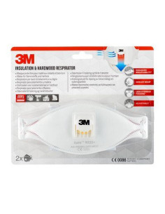 CAJA 2 MASCARILLAS RESPIRADORAS AURA 9332-2 FFP3 CON VÁLVULA 3M 7100329376 2