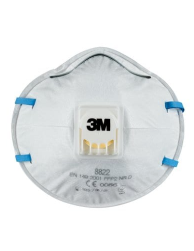 CAJA 5 MASCARILLAS RESPIRADORAS 8822-5 FFP2 CON...