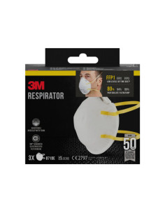 CAJA 3 MASCARILLAS RESPIRADORAS 8710-3 FFP1 3M 7100329378