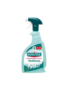 BOTELLA DESINFECTANTE MULTISUPERFICIES 750ML CON PULVERIZADOR SANYTOL LI503