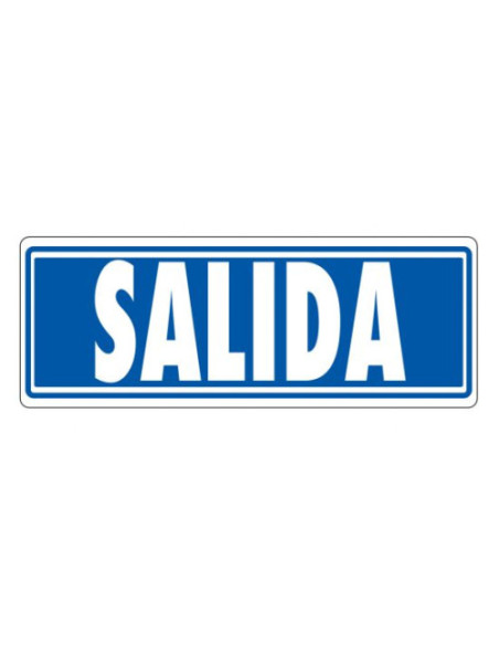 CARTEL SEÑAL "SALIDA (SIN INDICADOR)" 175X65 PVC GRIS ARCHIVO 2000 6177-07 GS CARTEL SEÑAL "SALIDA (SIN INDICADOR)" 175X65 PVC GRIS ARCHIVO 2000 6177-07 GS