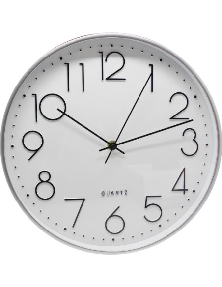 RELOJ DE OFICINA COLOR BLANCO 30 CM. BISMARK 329868