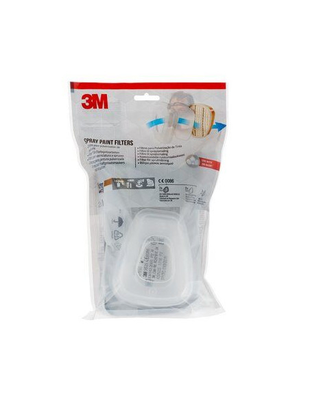KIT FILTROS DE REPUESTO PARA MASCARILLA 6002-1 A2P2 3M 7100330417 KIT FILTROS DE REPUESTO PARA MASCARILLA 6002-1 A2P2 3M 7100330417
