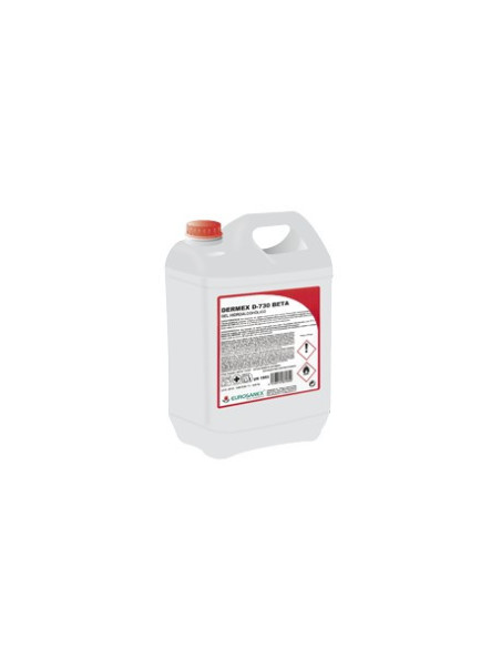 GARRAFA 5 LITROS DERMEX D-730 ANTISEPTICO EUROSANEX JA113 GARRAFA 5 LITROS DERMEX D-730 ANTISEPTICO EUROSANEX JA113