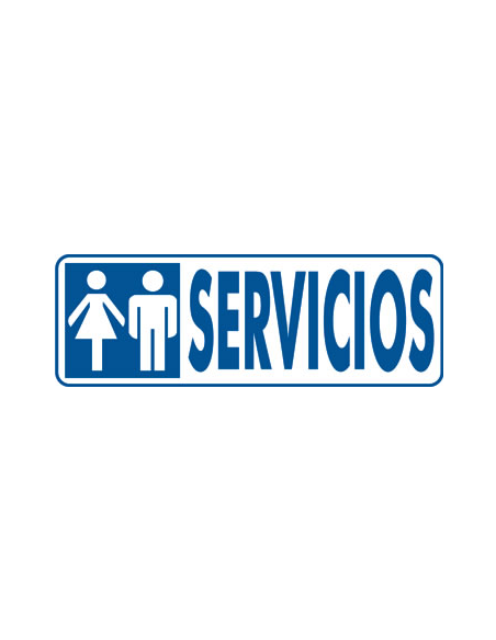 CARTEL SEÑAL "SERVICIOS" 175X65 PVC GRIS ARCHIVO 2000 6177-00 GS CARTEL SEÑAL "SERVICIOS" 175X65 PVC GRIS ARCHIVO 2000 6177-00 GS