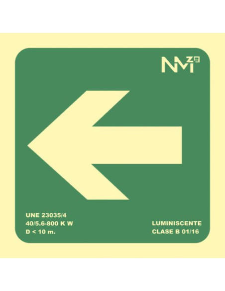 CARTEL SEÑAL "FLECHA IZQUIERDA" 224X224 PVC VERDE ARCHIVO 2000 6170-10HI VE CARTEL SEÑAL "FLECHA IZQUIERDA" 224X224 PVC VERDE ARCHIVO 2000 6170-10HI VE
