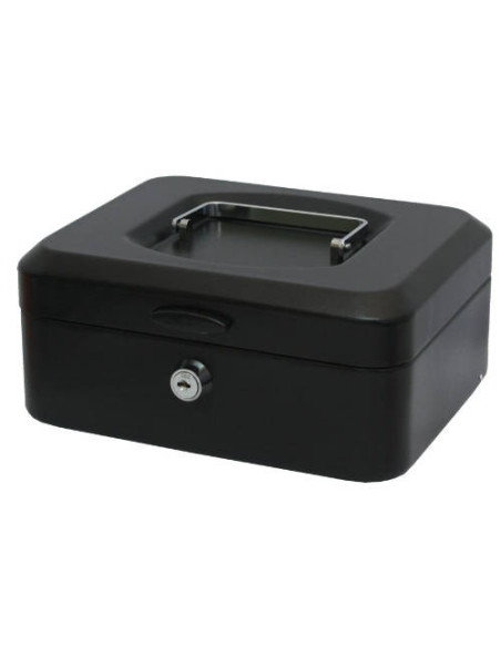 CAJA CAUDALES CON BANDEJA Y CIERRE TAMAÑO MEDIANA 20X9 CAJA CAUDALES CON BANDEJA Y CIERRE TAMAÑO MEDIANA 20X9