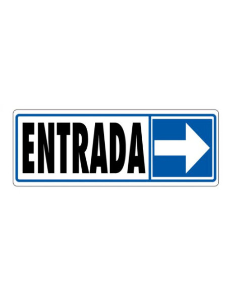 CARTEL SEÑAL "ENTRADA (DERECHA)" 175X65 PVC GRIS ARCHIVO 2000 6177-09 GS CARTEL SEÑAL "ENTRADA (DERECHA)" 175X65 PVC GRIS ARCHIVO 2000 6177-09 GS