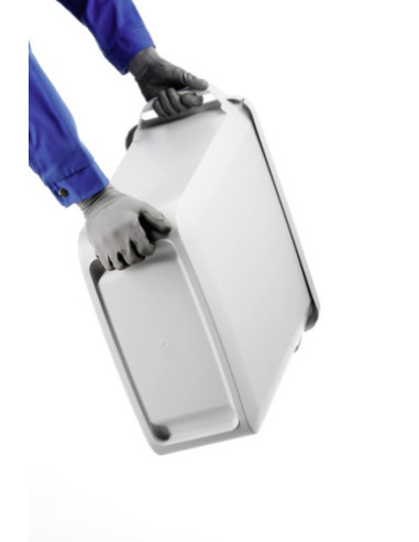 CONTENEDOR RECTANGULAR 60L GRIS DURABLE 1800496050