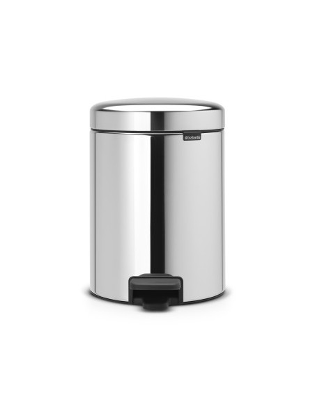 PAPELERA CUBO PEDAL 5 LITROS INOX BRILLO BRABANTIA DP021