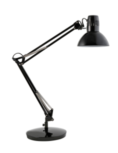 LAMPARA ARTICULADA LED O FLUORESCENTE ALARCHI 20X43X39 CM NEGRO ARCHIVO 2000 ALARCHI NE